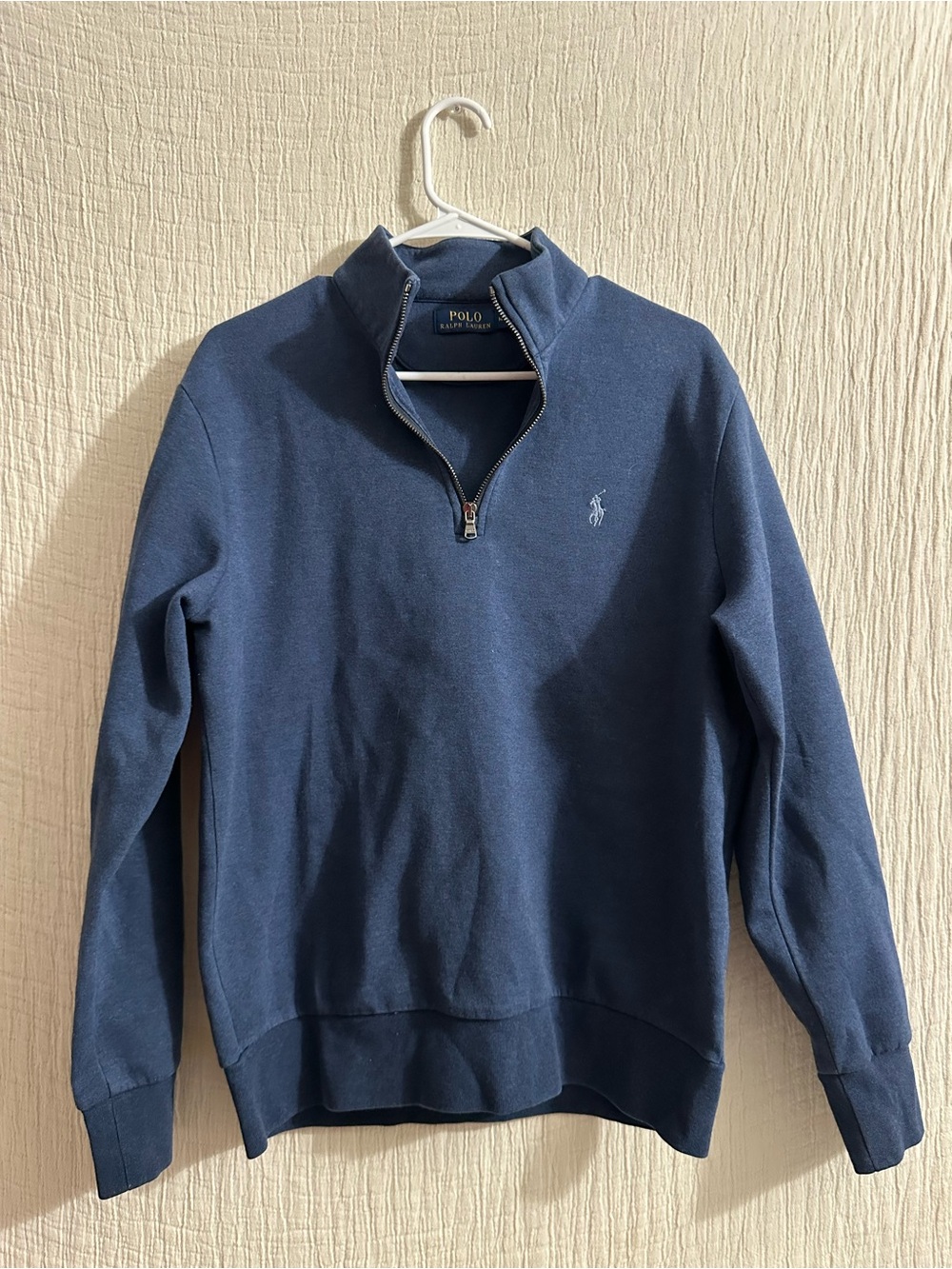 Ralph Lauren Blue Half-Zip Pullover Sweater